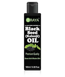 ORAYA Pure & Natural Black Seed Oil Cold Pressed Hair Oil - 100ml