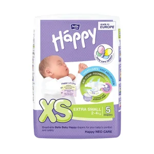 Bella Baby Happy Neo Care Diapers XS 2 to 4kgs (5 Pieces)