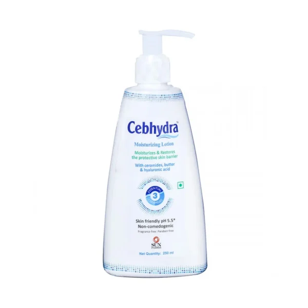 Cebhydra Moisturizing Lotion with Ceramides, Butter and Hyaluronic Acid 250ml Cebhydra Moisturizing Lotion with Ceramides, Butter and Hyaluronic Acid 250ml