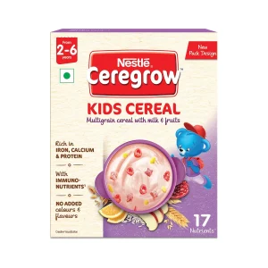 Nestle Ceregrow Multigrain Cereal with Milk and Fruits Cereal (300 g, Above 2 Years)