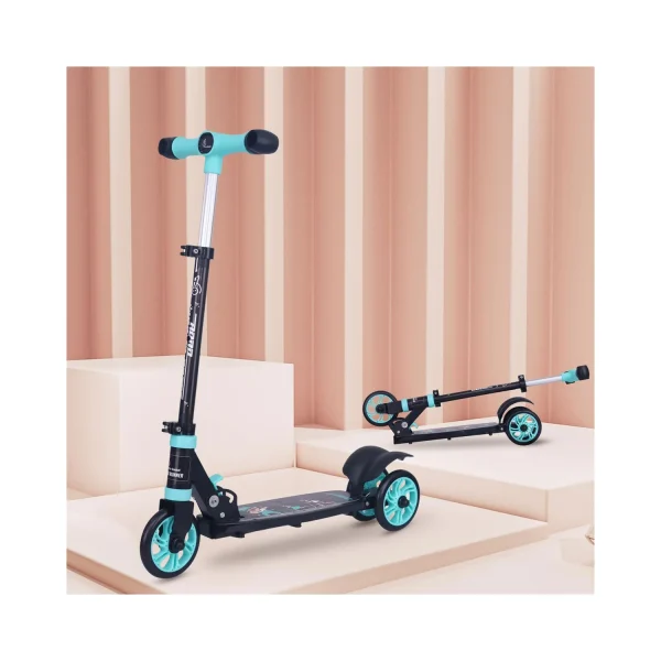 R for Rabbit Road Runner Drift Kick Scooter for Kids from 2+ Years (Lake Blue)
