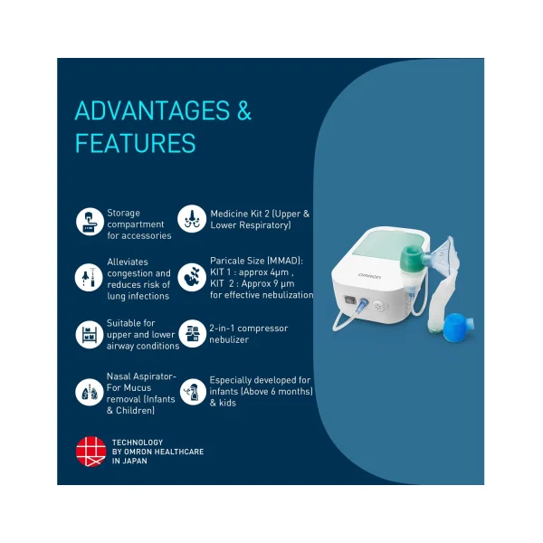 Omron NE C301 Duobaby Compressor Nebulizer