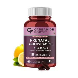 Carbamide Forte Prenatal Multivitamin Capsules with DHA 300mg (60 Capsules)