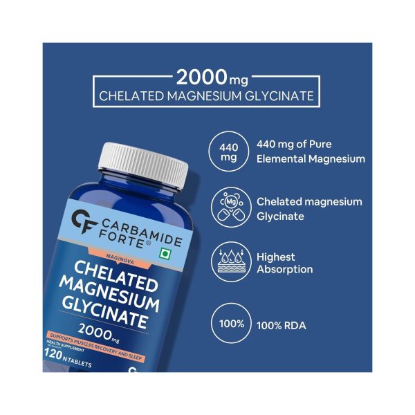 Carbamide Forte Chelated Magnesium Glycinate 2000 mg
