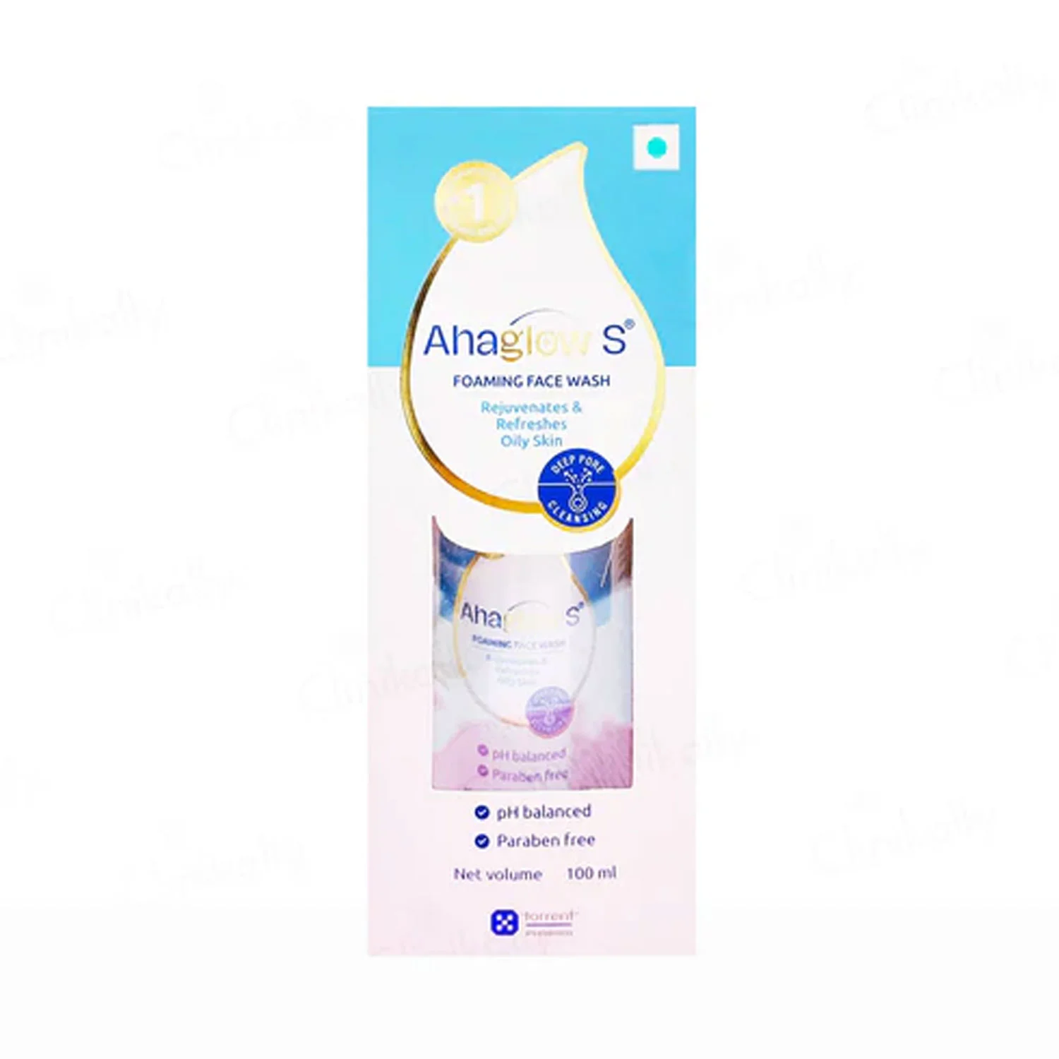 Ahaglow S Foaming Face Wash 100ml Cureka