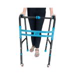 United Medicare Folding Walker HD with Wheels J-23