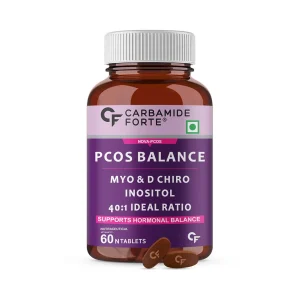 Carbamide Forte PCOS Balance Tablets with Myo and D Chiro Inositol (60 Tablets)