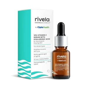 Rivela Dermascience 10% Vitamin C with Hyaluronic Acid Serum 10ml