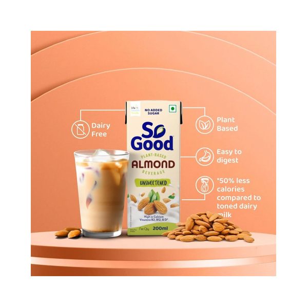 So Good Almond Beverage Unsweetened