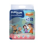 Bumtum Chota Bheem Ultrasoft Baby Diaper Pants Large 9 to 14 Kg