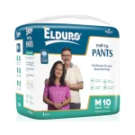 Elduro Premium Pull-Up Pants Diapers Medium (10 Diapers)
