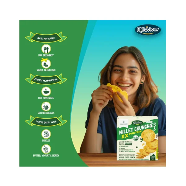 Goodveda Millet Crunchies 2X Protein