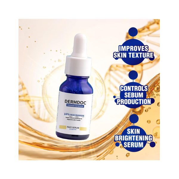Dermdoc 10% Niacinamide Face Serum 15ml - Cureka