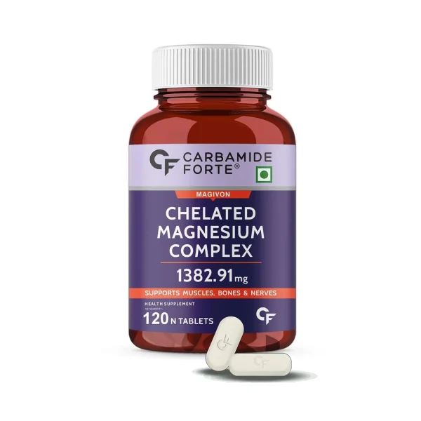 Carbamide Chelated Magnesium Complex Tablet for Men and Women (120 Tablets)