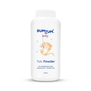 Bumtum Natural & Soft Plant Based Talcum Powder - 200gm