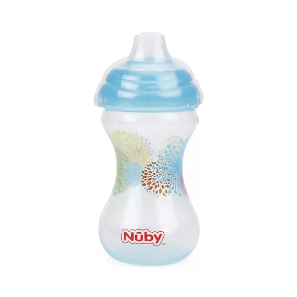 Nuby Click It Designer Series Soft Spout Sippy Cup for Babies from 12+ Months Nuby Click It Designer Series Soft Spout Sippy Cup for Babies from 12+ Months - 300ml
