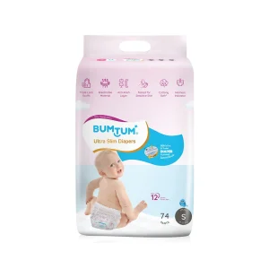 Bumtum Ultra Slim UV Protected Diaper Pants (74 Diapers)
