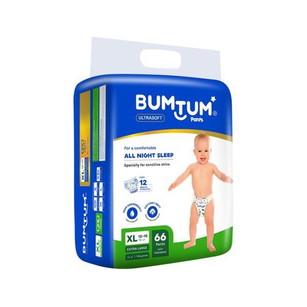 Bumtum Ultrasoft Baby Diaper Pants (66 Diapers)