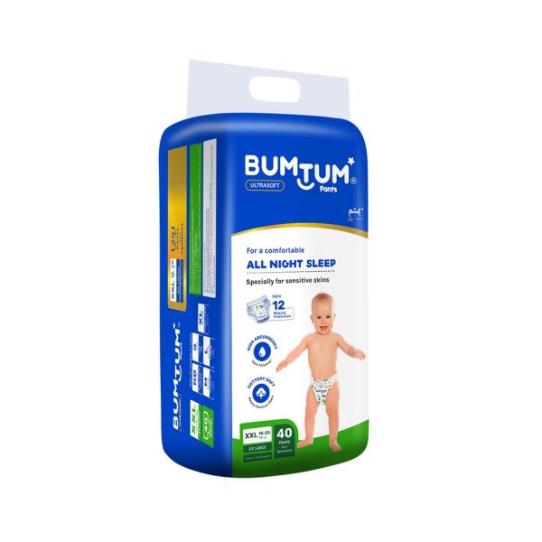 Bumtum Ultrasoft Baby Diaper Pants (40 Diapers )