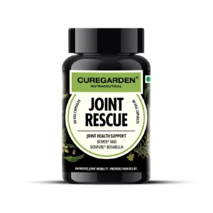 Curegarden Joint Rescue for Bone Health and Joint Health Vegetarian 60 Capsules