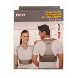 Tynor Posture Corrector Grey 1 Unit A-33