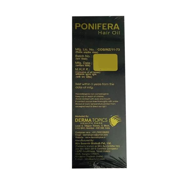 Ponifera Hair Oil