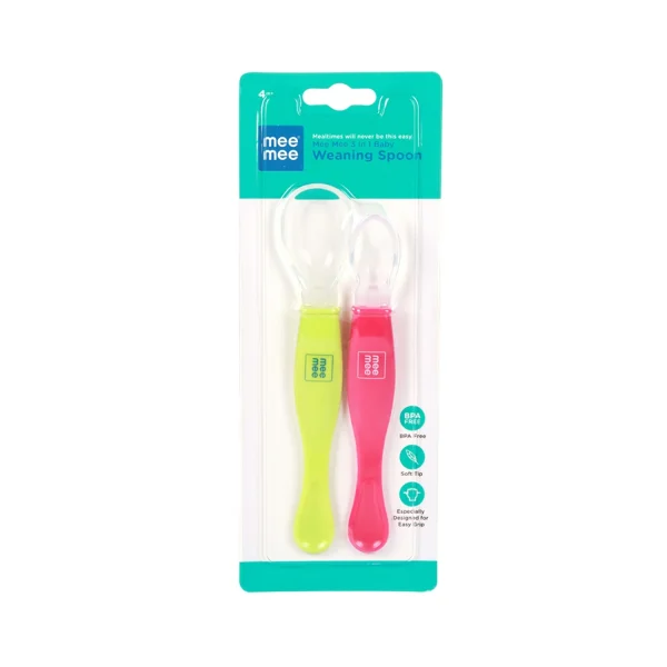 Mee Mee Easy Grip Spoon (Pack of 2)