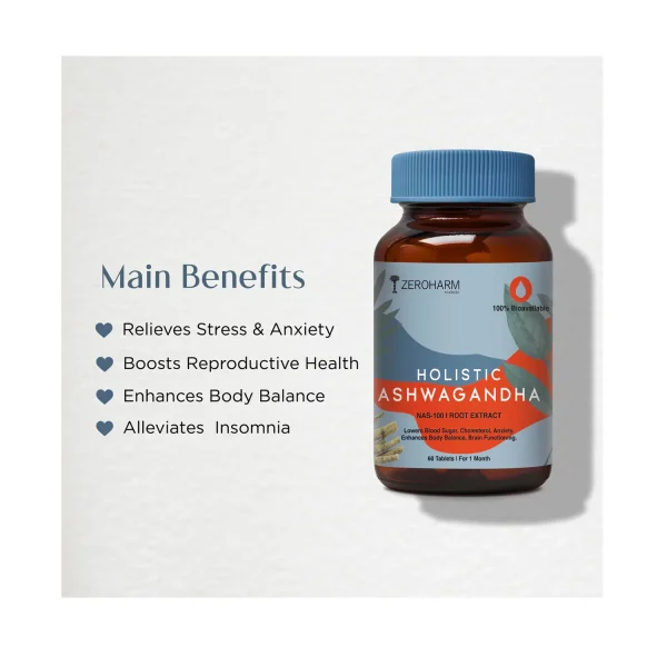 benefits of Holistic Ashwagandha Tablet
