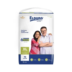 Elduro Regular Open Tape Diapers XL- 10 Diapers