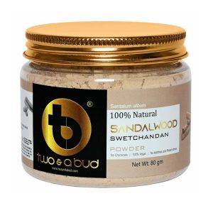 Two & A Bud 100% Natural Sandalwood Swetchandan Powder 80g