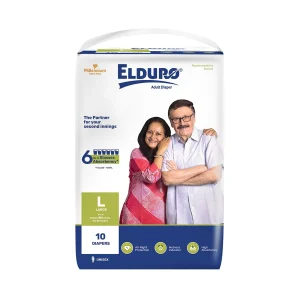 Elduro Regular Open Tape Diapers Large - 10 Diapers