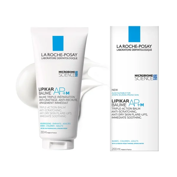 La Roche Posay AP+M Lipikar Face and Body Soothing Balm for Sensitive, Dry Skin - 200ml
