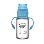 Budds Buddy Glass Feeding Bottle with Handle – 125ml