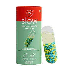 Wellbeing Nutrition Slow Multi + Omega for Him - 60 Capsules