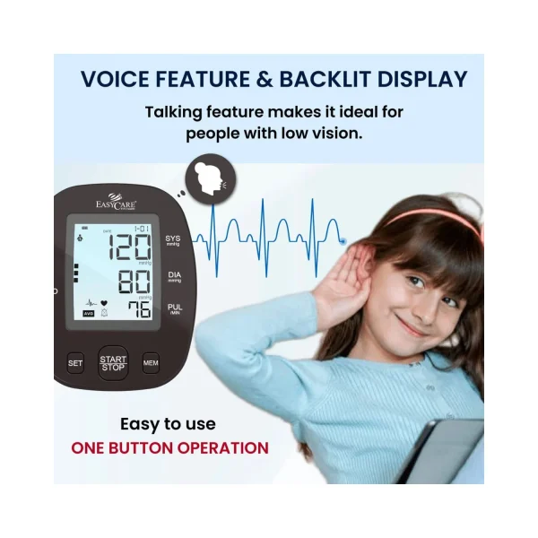 voice feature and backlit display