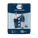 Karein Premium Adult Diapers,Tape Style, 12 Hours Protection – Large (10 Diapers)