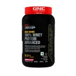 GNC AMP Gold 100% Whey Protein Advanced 2lbs – 0.907kg (Delicious Strawberry)