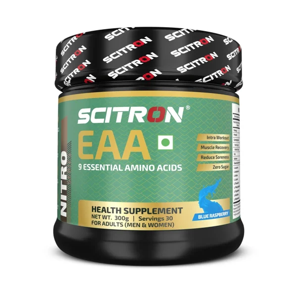 Scitron Nitro EAA Powder 30 Servings - 300g (Blue Raspberry)