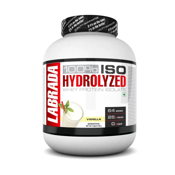 Labrada 100% ISO Whey Hydrolyzed Protein Powder – 2kg (Vanilla)