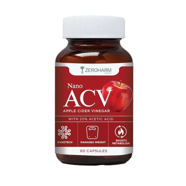 Zeroharm Nano Apple Cider Vinegar - 60 Capsules