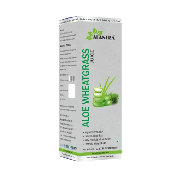 Aloe Vera with Wheatgrass Juice
