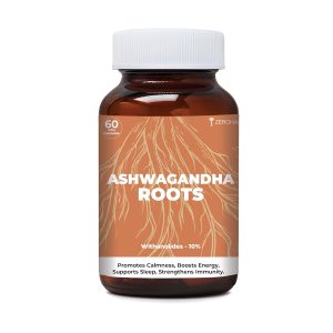 Zeroharm Ashwagandha Roots Capsules (60 Capsules)