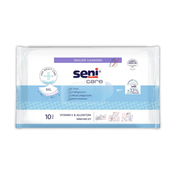 Seni Wet Wipes (10 Pieces)