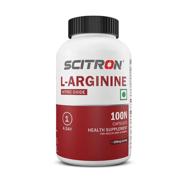 Scitron L - Arginine 500mg Capsules -100 Capsules Scitron L - Arginine 500mg Capsules -100 Capsules