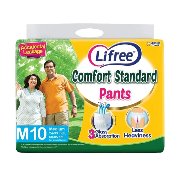 Lifree Comfort Standard Pants Medium -10 Count