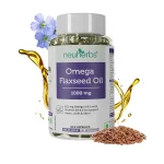 Neuherbs Omega Flaxseed Oil 1000mg – 60 Capsules
