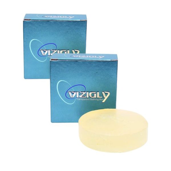 Vizigly Transparent Bathing Bar – (Pack of 2) Vizigly Transparent Bathing Bar – (Pack of 2)