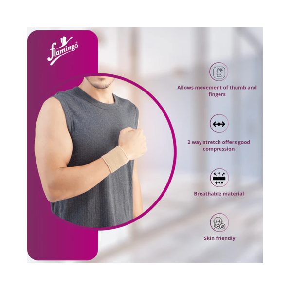 benefits of Flamingo Tubular Wrist Support
