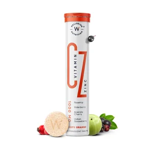 Wellbeing Nutrition Vitamin C + Zinc Effervescent Tablet (16Tablets)