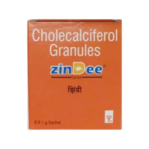 Zindee Cholecalciferol 60000 IU Sachets (8 x 1gm)